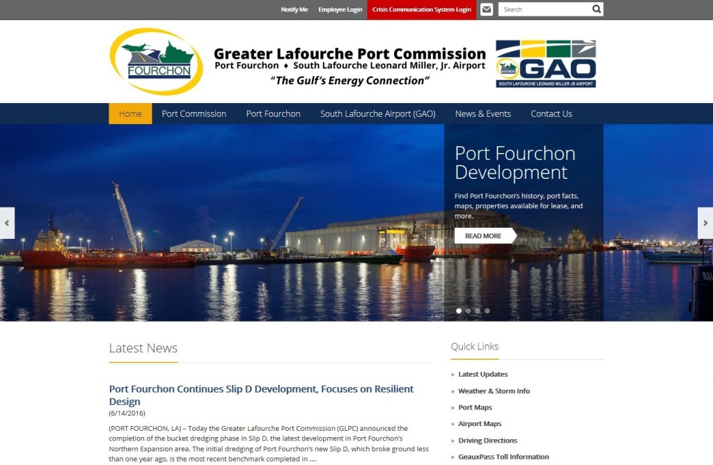 New GLPC Website Home Page